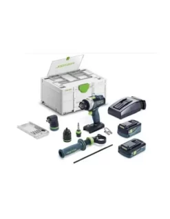 Perceuse-visseuse à Percussion Sans Fil QUADRIVE TPC 18/4 5,0/4,0 I-Set | 577621 - Festool | IFD Outillage