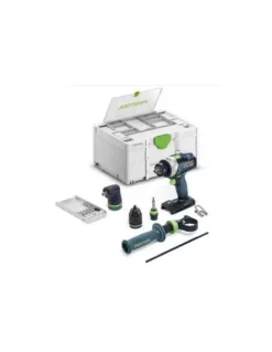 Perceuse-visseuse à Percussion Sans Fil QUADRIVE TPC 18/4 I-Basic-Set | 577625 - Festool | IFD Outillage