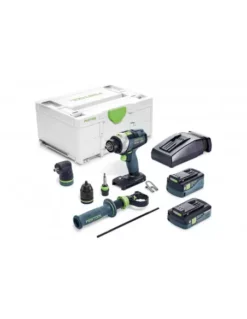 Perceuse-visseuse à Percussion Sans Fil TPC 18/4 5,2/4,0 I-Set QUADRIVE | 577247 - Festool | IFD Outillage