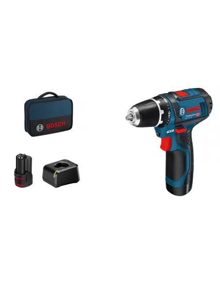 Perceuse-visseuse GSR 12V-15 2Ah | 060186810F - Bosch | IFD Outillage 1 Perceuse-visseuse GSR 12V-15 2Ah | 060186810F - Bosch | IFD Outillage