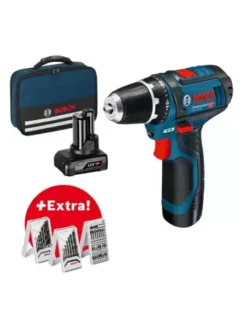 Perceuse-visseuse GSR 12V-15 2Ah + 4Ah + 39 Accessoires + Sacoche | 0615990G6L - Bosch | IFD Outillage