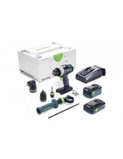 Perceuse-visseuse à Percussion Sans Fil TPC 18/4 5,2/4,0 I-Set/XL QUADRIVE | 577248 - Festool | IFD Outillage