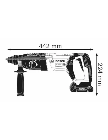 Perforateur GBH 18V-26D Solo | 0611916001 - Bosch | IFD Outillage 2 Perforateur GBH 18V-26D Solo | 0611916001 - Bosch | IFD Outillage – Image 2