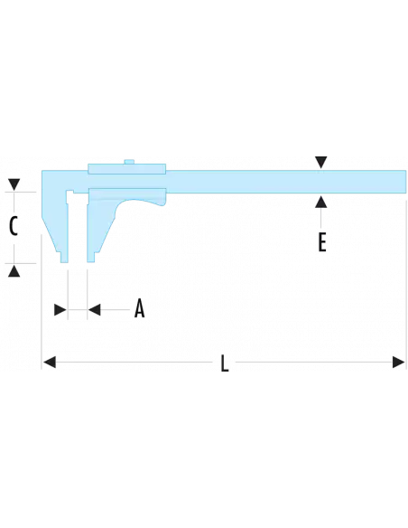 Pied à Coulisse Universel - 150mm - 1/20ème - 816 - Facom | IFD Outillage 2 Pied à Coulisse Universel - 150mm - 1/20ème - 816 - Facom | IFD Outillage – Image 2
