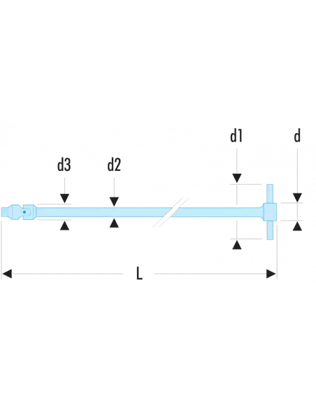 Poignée à Cardan 1/4" Longue - R.228 - Facom | IFD Outillage 2 Poignée à Cardan 1/4" Longue - R.228 - Facom | IFD Outillage – Image 2