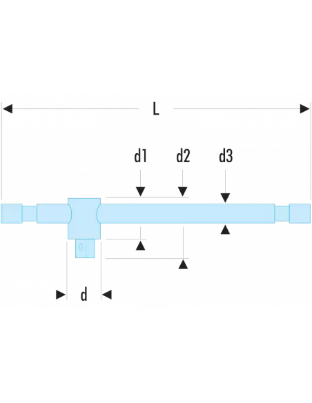 Poignée Coulissante 1/2" - S.120A - Facom | IFD Outillage 2 Poignée Coulissante 1/2" - S.120A - Facom | IFD Outillage – Image 2