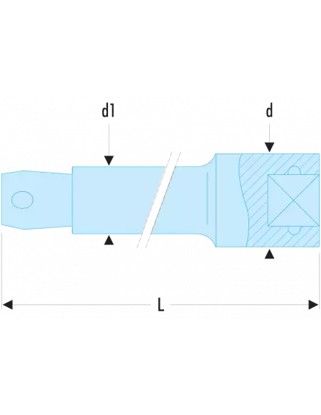 R - Rallonge 1/4" Standard - R.217 - Facom | IFD Outillage 2 R - Rallonge 1/4" Standard - R.217 - Facom | IFD Outillage – Image 2