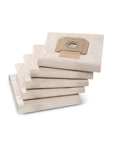 Sacs Filtrants Papier NT 48, NT 65, NT 70, NT 72, NT 75, NT 80, WET VAC (5 Pièces) | 69042850 - Karcher | IFD Outillage 1 Sacs Filtrants Papier NT 48, NT 65, NT 70, NT 72, NT 75, NT 80, WET VAC (5 Pièces) | 69042850 - Karcher | IFD Outillage