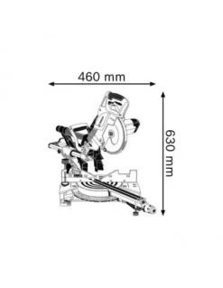 Scie à Onglets Radiale GCM 8 SJ 1600W + Table De Travail GTA 2600 | 0615990FV8 - Bosch | IFD Outillage -FACOM Soldes scie a onglets radiale gcm 8 sj 1600w table de travail gta 2600 0615990fv8 bosch 3