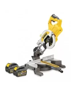 Scie à Onglets Radiale XR FLEXVOLT 54V 2Ah Li-Ion Brushless 216mm - 2 Batteries - DCS777T2 - Dewalt | IFD Outillage