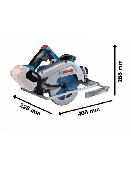 Scie Circulaire 18V BITURBO GKS 18V-68 GC SOLO (machine Seule) | 06016B5100 - Bosch | IFD Outillage 2 Scie Circulaire 18V BITURBO GKS 18V-68 GC SOLO (machine Seule) | 06016B5100 - Bosch | IFD Outillage – Image 2