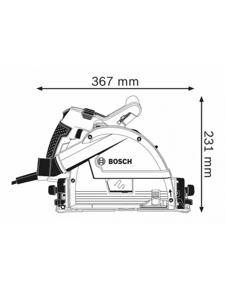 Scie Plongeante GKT 55 GCE | 0601675000 - Bosch | IFD Outillage 2 Scie Plongeante GKT 55 GCE | 0601675000 - Bosch | IFD Outillage – Image 2