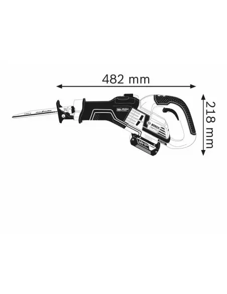Scie Sabre GSA 18V-32 Solo (machine Seule) | 06016A8108 - Bosch | IFD Outillage 2 Scie Sabre GSA 18V-32 Solo (machine Seule) | 06016A8108 - Bosch | IFD Outillage – Image 2