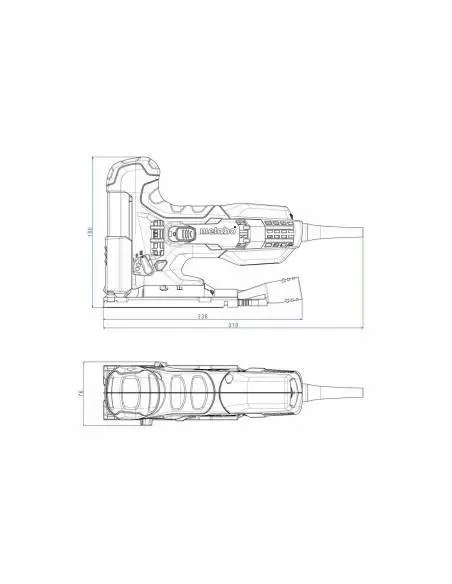 Scie Sauteuse 710W En Coffret STE 100 Quick - 601100500 - Metabo | IFD Outillage 3 Scie Sauteuse 710W En Coffret STE 100 Quick - 601100500 - Metabo | IFD Outillage – Image 3