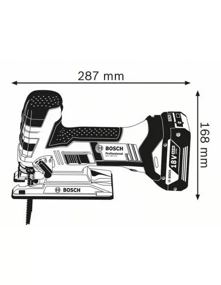 Scie Sauteuse GST 18V-LI S (4Ah) L-Boxx - 06015A5107 - Bosch | IFD Outillage 2 Scie Sauteuse GST 18V-LI S (4Ah) L-Boxx - 06015A5107 - Bosch | IFD Outillage – Image 2