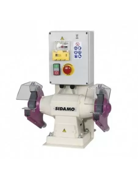 Touret à Meuler Avec Frein 119 FR D. 150 Mm - 400V 550W - 20113036 - Sidamo | IFD Outillage 1 Touret à Meuler Avec Frein 119 FR D. 150 Mm - 400V 550W - 20113036 - Sidamo | IFD Outillage