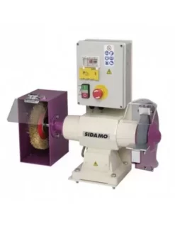 Touret Meule - Brosse Avec Frein 134 FR D. 200 Mm - 400V 750W - 20113035 - Sidamo | IFD Outillage