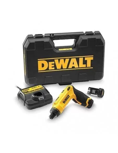 Tournevis Gyroscopique XR 7.2V 1Ah Li-Ion - 2 Batteries - Coffret - DCF680G2 - Dewalt | IFD Outillage 1 Tournevis Gyroscopique XR 7.2V 1Ah Li-Ion - 2 Batteries - Coffret - DCF680G2 - Dewalt | IFD Outillage