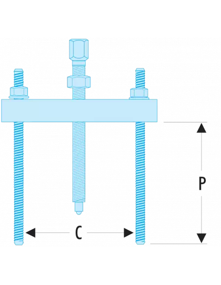 U.23K-U.53K - Potences Taraudées - U.53K1 - Facom | IFD Outillage 2 U.23K-U.53K - Potences Taraudées - U.53K1 - Facom | IFD Outillage – Image 2
